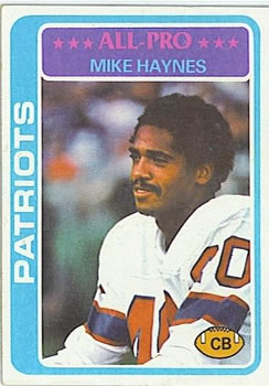 #380 Mike Haynes - New England Patriots - 1978 Topps Football