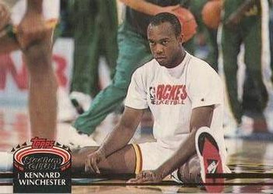 #381 Kennard Winchester - Houston Rockets - 1992-93 Stadium Club Basketball