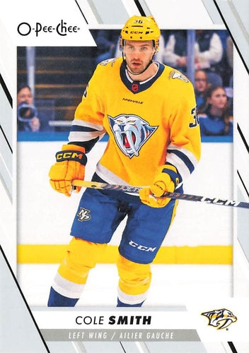 #381 Cole Smith - Nashville Predators - 2023-24 O-Pee-Chee Hockey