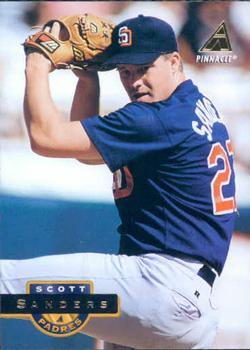 #381 Scott Sanders - San Diego Padres - 1994 Pinnacle Baseball