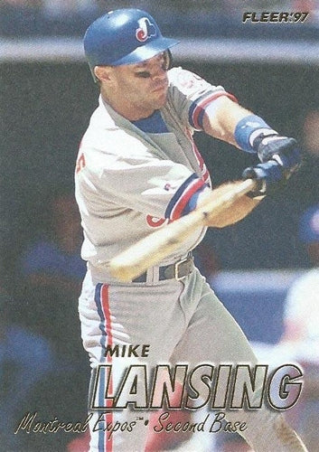 #381 Mike Lansing - Montreal Expos - 1997 Fleer Baseball