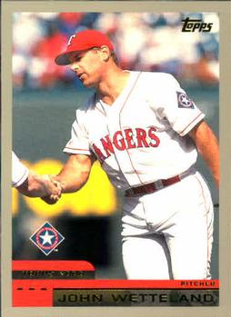 #381 John Wetteland - Texas Rangers - 2000 Topps Baseball