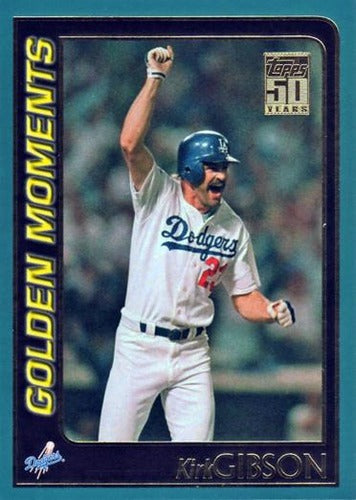 #382 Kirk Gibson - Los Angeles Dodgers - 2001 Topps Baseball