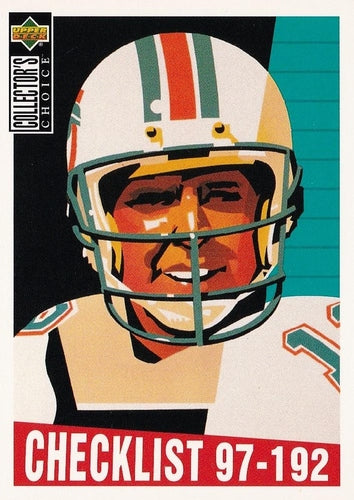 #382 Dan Marino - Miami Dolphins - 1994 Collector's Choice Football