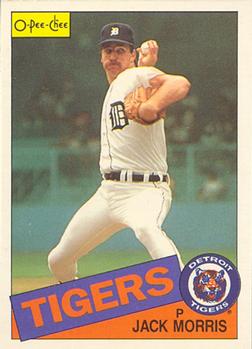 #382 Jack Morris - Detroit Tigers - 1985 O-Pee-Chee Baseball