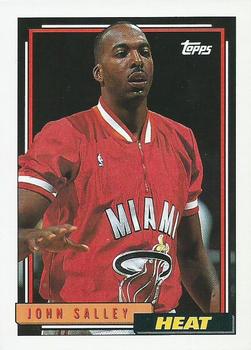 #383 John Salley - Miami Heat - 1992-93 Topps Basketball