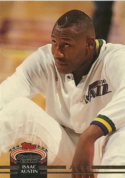 #383 Isaac Austin - Utah Jazz - 1992-93 Stadium Club Basketball