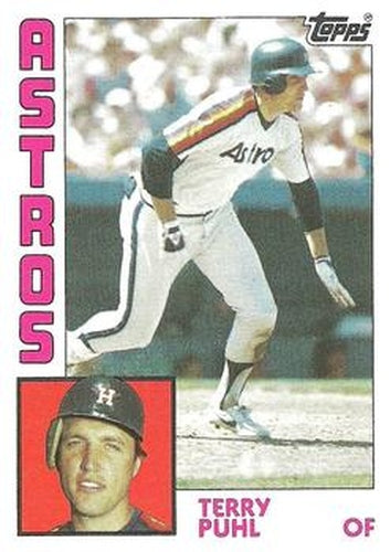 #383 Terry Puhl - Houston Astros - 1984 Topps Baseball