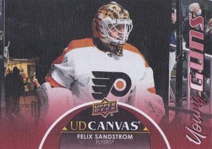 #C383 Felix Sandstrom - Philadelphia Flyers - 2021-22 Upper Deck - UD Canvas Hockey