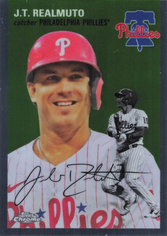 #383 J.T. Realmuto - Philadelphia Phillies - 2023 Topps Chrome Platinum Anniversary Baseball