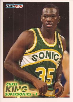 #383 Chris King - Seattle SuperSonics - 1993-94 Fleer Basketball