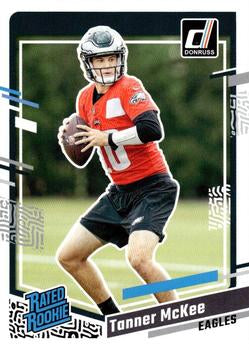 #383 Tanner McKee - Philadelphia Eagles - 2023 Donruss Football