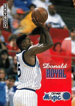 #383 Donald Royal - Orlando Magic - 1992-93 SkyBox Basketball