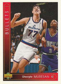 #383 Gheorghe Muresan - Washington Bullets - 1993-94 Upper Deck Basketball