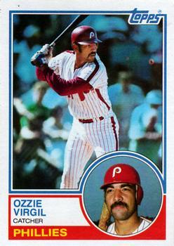 #383 Ozzie Virgil - Philadelphia Phillies - 1983 Topps Baseball