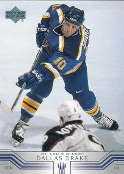 #383 Dallas Drake - St. Louis Blues - 2001-02 Upper Deck Hockey