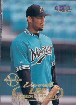 #383 Derrek Lee - Florida Marlins - 1998 Fleer Tradition Baseball