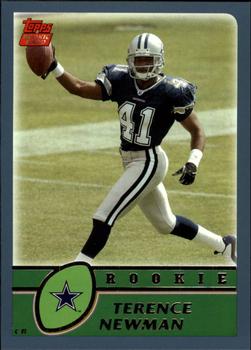 #383 Terence Newman - Dallas Cowboys - 2003 Topps Football