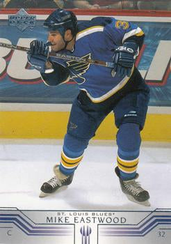 #384 Mike Eastwood - St. Louis Blues - 2001-02 Upper Deck Hockey