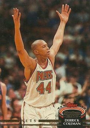 #384 Derrick Coleman - New Jersey Nets - 1992-93 Stadium Club Basketball