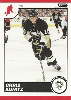 #384 Chris Kunitz - Pittsburgh Penguins - 2010-11 Score Hockey