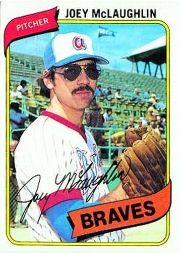 #384 Joey McLaughlin - Atlanta Braves - 1980 Topps Baseball
