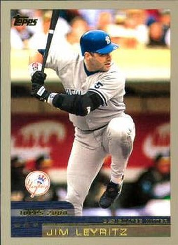 #384 Jim Leyritz - New York Yankees - 2000 Topps Baseball