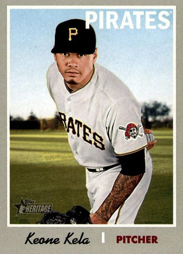 #384 Keone Kela - Pittsburgh Pirates - 2019 Topps Heritage Baseball