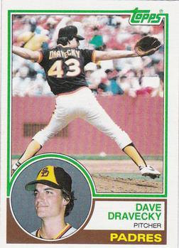 #384 Dave Dravecky - San Diego Padres - 1983 Topps Baseball