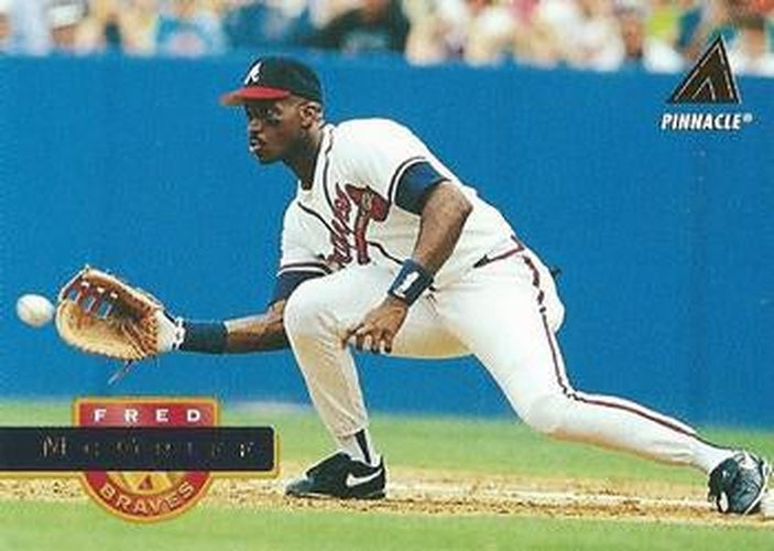 #384 Fred McGriff - Atlanta Braves - 1994 Pinnacle Baseball