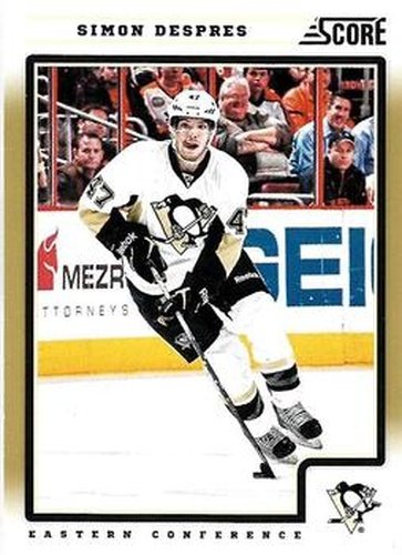 #384 Simon Despres - Pittsburgh Penguins - 2012-13 Score - Gold Rush Hockey