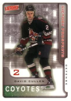 #384 David Cullen - Phoenix Coyotes - 2001-02 Upper Deck Victory Hockey