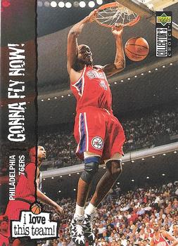 #385 Sharone Wright - Philadelphia 76ers - 1995-96 Collector's Choice Basketball