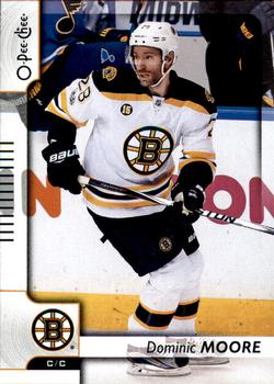 #385 Dominic Moore - Boston Bruins - 2017-18 O-Pee-Chee Hockey