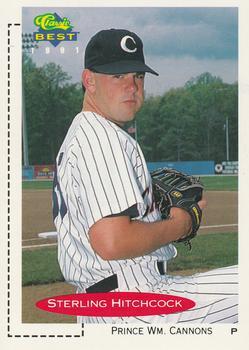 #385 Sterling Hitchcock - Prince William Cannons - 1991 Classic Best Baseball