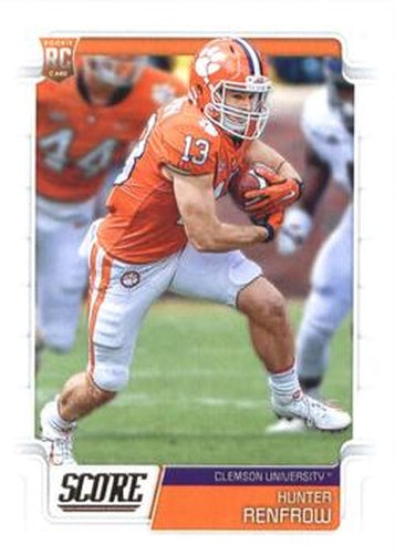 #385 Hunter Renfrow - Clemson Tigers - 2019 Score Football