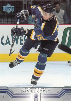 #385 Daniel Corso - St. Louis Blues - 2001-02 Upper Deck Hockey