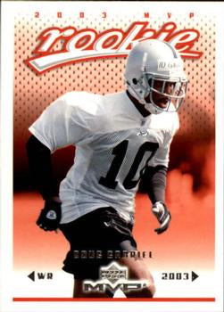 #385 Doug Gabriel - Oakland Raiders - 2003 Upper Deck MVP Football