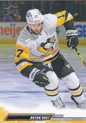 #386 Bryan Rust - Pittsburgh Penguins - 2022-23 Upper Deck Hockey