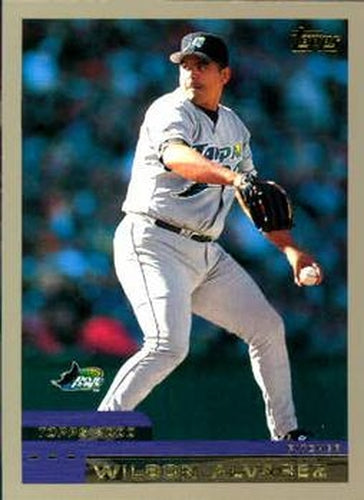 #386 Wilson Alvarez - Tampa Bay Devil Rays - 2000 Topps Baseball