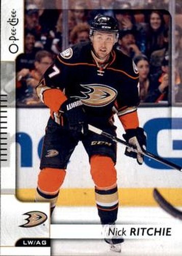 #386 Nick Ritchie - Anaheim Ducks - 2017-18 O-Pee-Chee Hockey