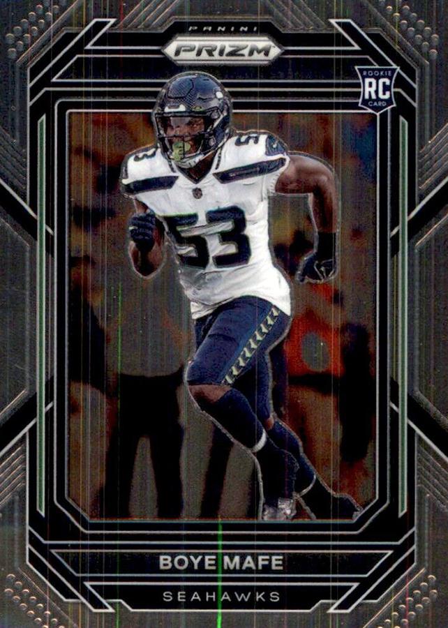 #386 Boye Mafe - Seattle Seahawks - 2022 Panini Prizm Football