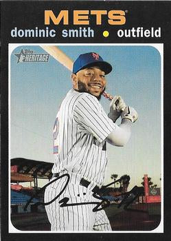 #386 Dominic Smith - New York Mets - 2020 Topps Heritage Baseball