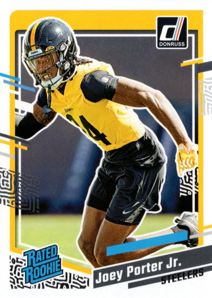 #386 Joey Porter Jr. - Pittsburgh Steelers - 2023 Donruss Football