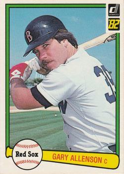 #386 Gary Allenson - Boston Red Sox - 1982 Donruss Baseball