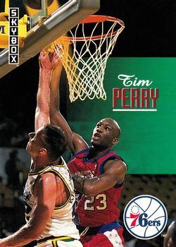 #386 Tim Perry - Philadelphia 76ers - 1992-93 SkyBox Basketball