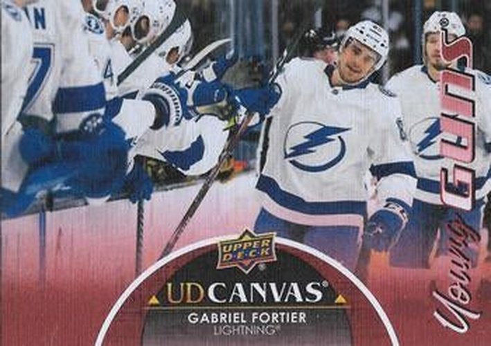 #C386 Gabriel Fortier - Tampa Bay Lightning - 2021-22 Upper Deck - UD Canvas Hockey