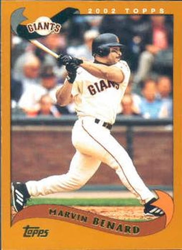 #386 Marvin Benard - San Francisco Giants - 2002 Topps Baseball