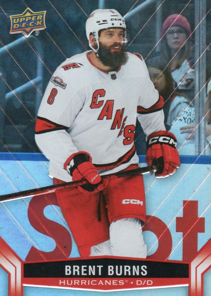 #3 Brent Burns - Carolina Hurricanes - 2023-24 Upper Deck Tim Hortons Hockey