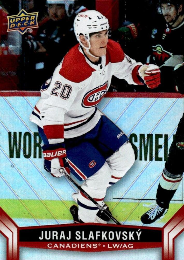 #68 Juraj Slafkovsky - Montreal Canadiens - 2023-24 Upper Deck Tim Hortons Hockey